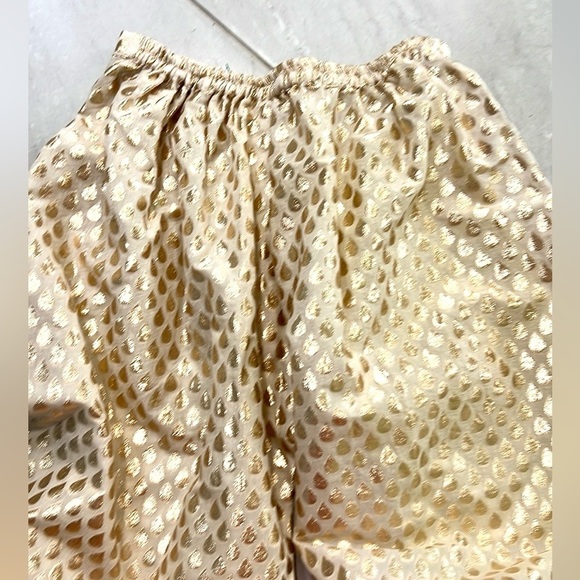 Indian Satin Silk Ladies Plus Size Alibaba Harem Pants Baggy Gold,Lined,size S - Picture 4 of 12